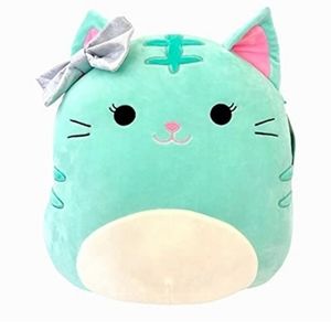 Squishmallow kitty kat Tiffany blue 16inch